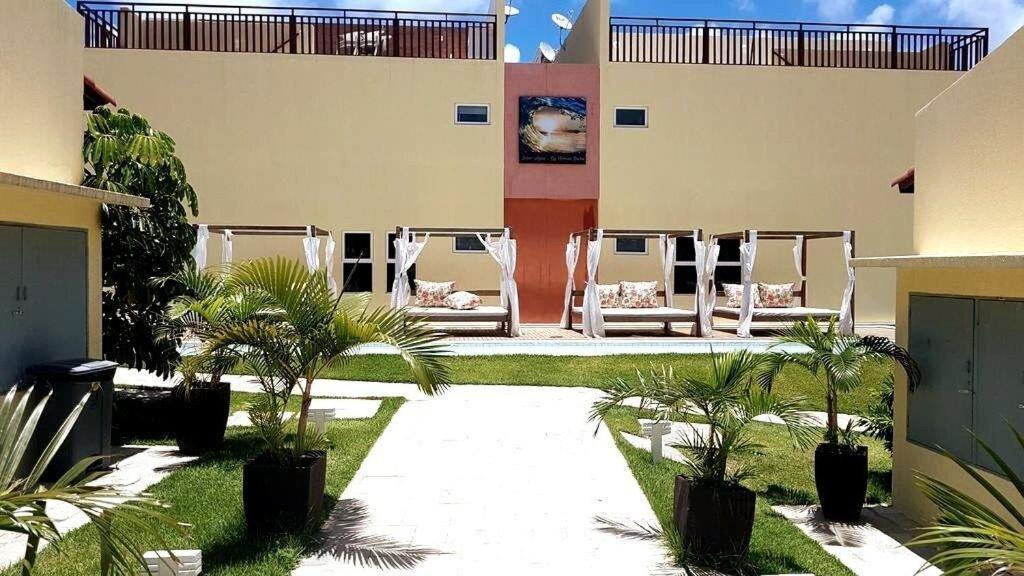 Solar Água Flats de Frente para Piscina Praia de Pipa Exterior foto